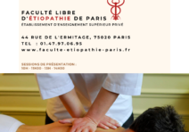 Journée portes ouvertes de la Faculté libre d'étiopathie de Paris
Samedi 11 juin 2022